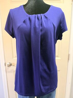 The Limited Royal Blue Short Sleeve Top